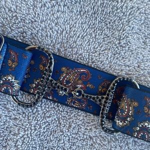 1.5” Paisley Sparkle Equestrian horse Snaffle Bit Belt Elastic One Size …
